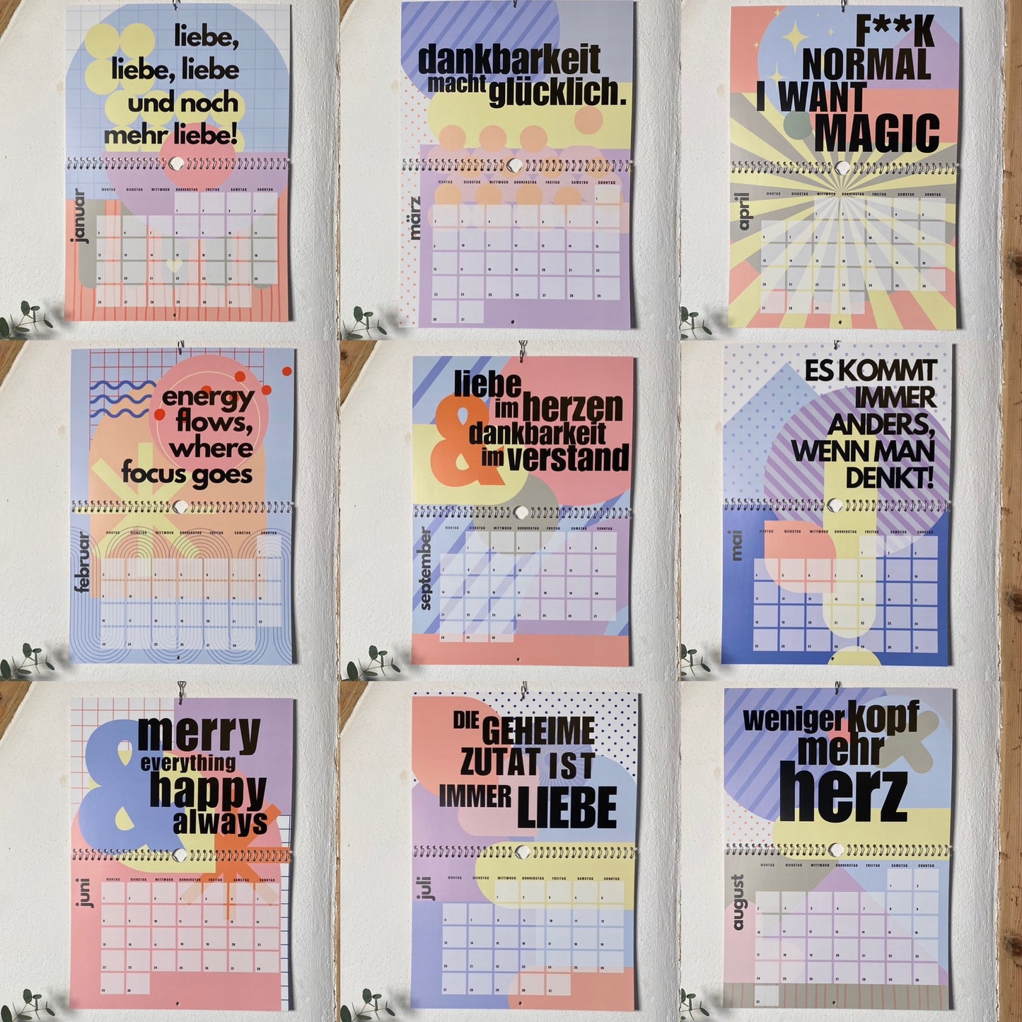 Wandkalender 2026