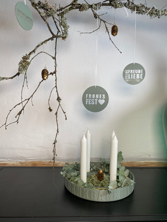 Adventskranz Inlay 25cmø