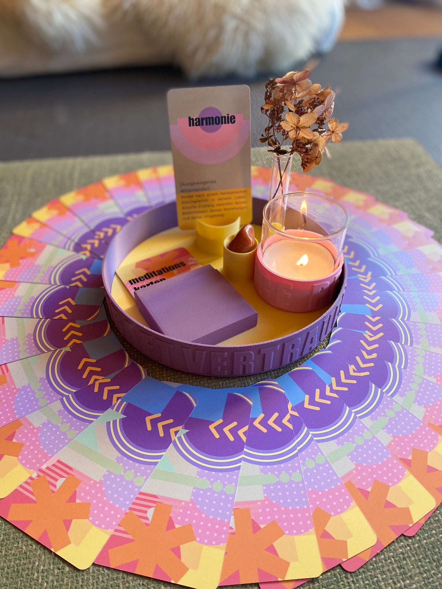 Affirmations Kartenset mit Deckbox