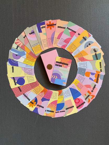 Affirmations Kartenset mit Deckbox